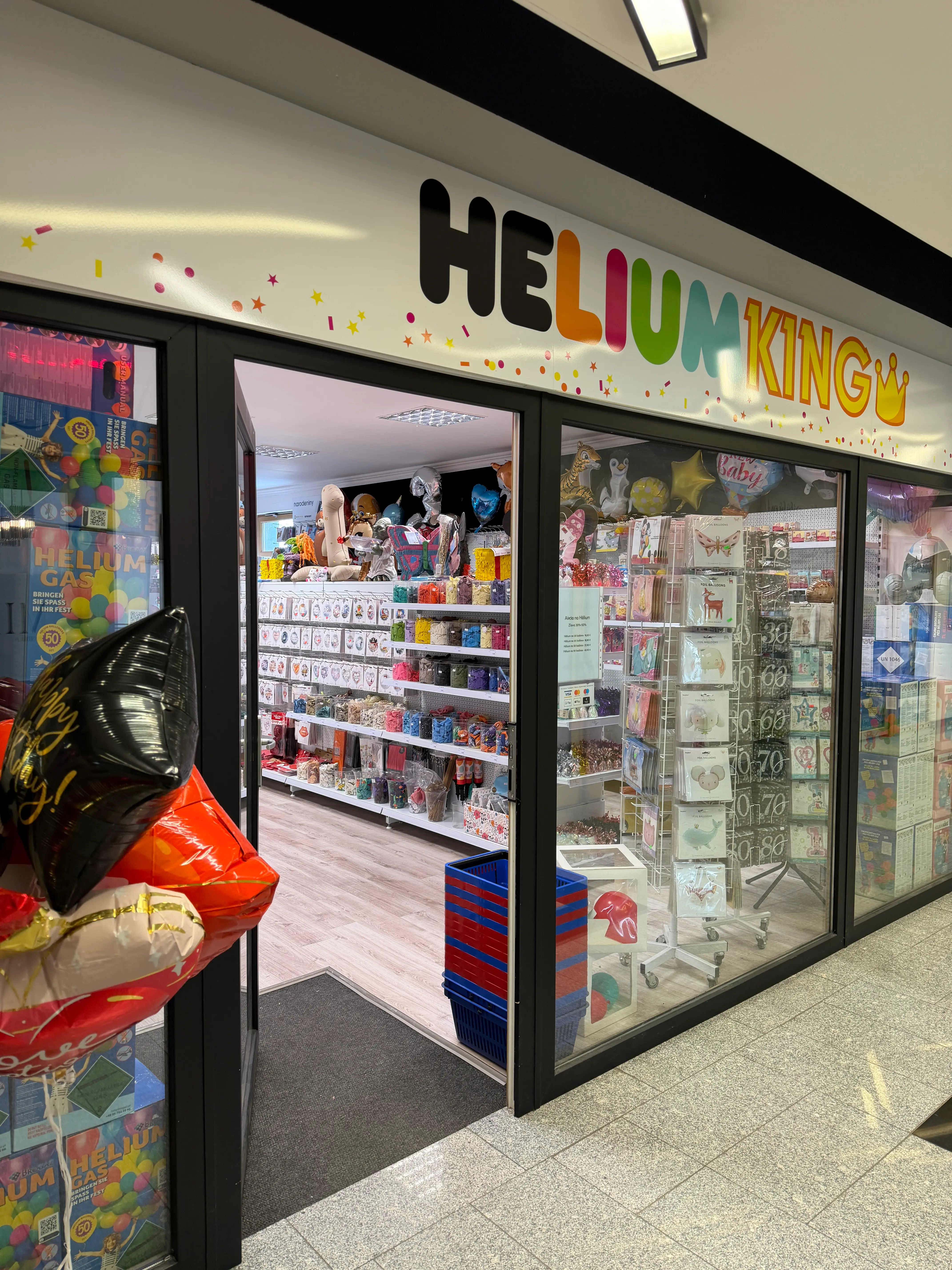 HeliumKing – Tržnica Michalovce, obchodná časť